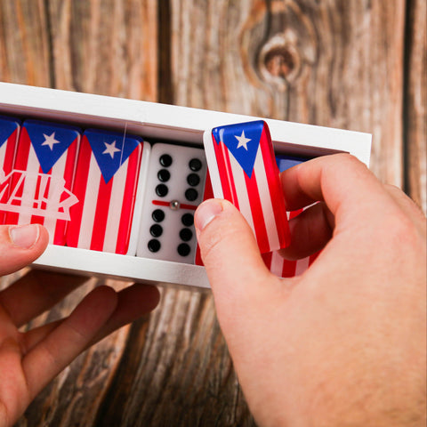 Puerto Rican Flag Dominos