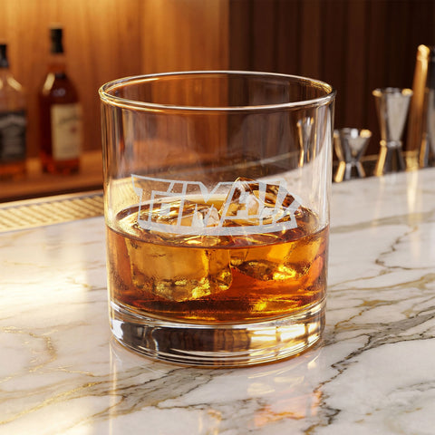 Whiskey Glass, 10.5oz (Engraving) - 1 Glass