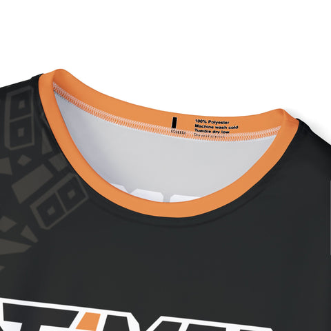 Toma! Men's Sports Jersey — Geometric Black & Teal Athletic Tee