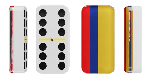 Colombian Flag Dominos
