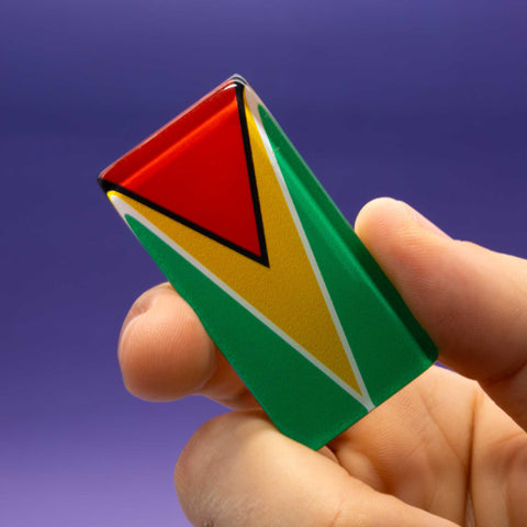 Dominos drapeau du Guyana