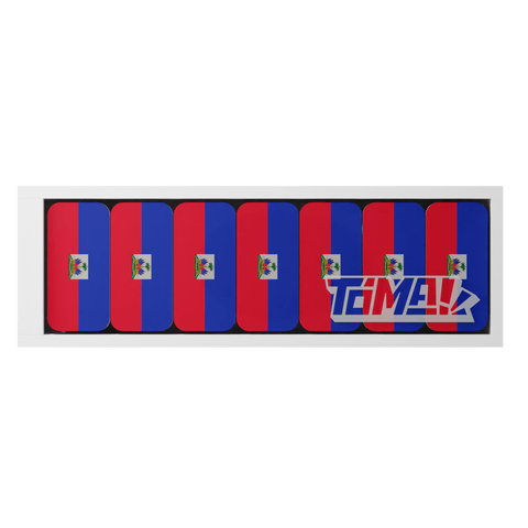 Haitian Flag Dominos