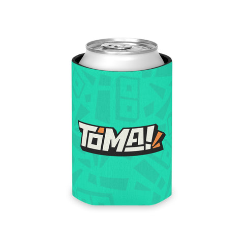 Teal Pattern Can Cooler – Insulated Beverage Koozie
