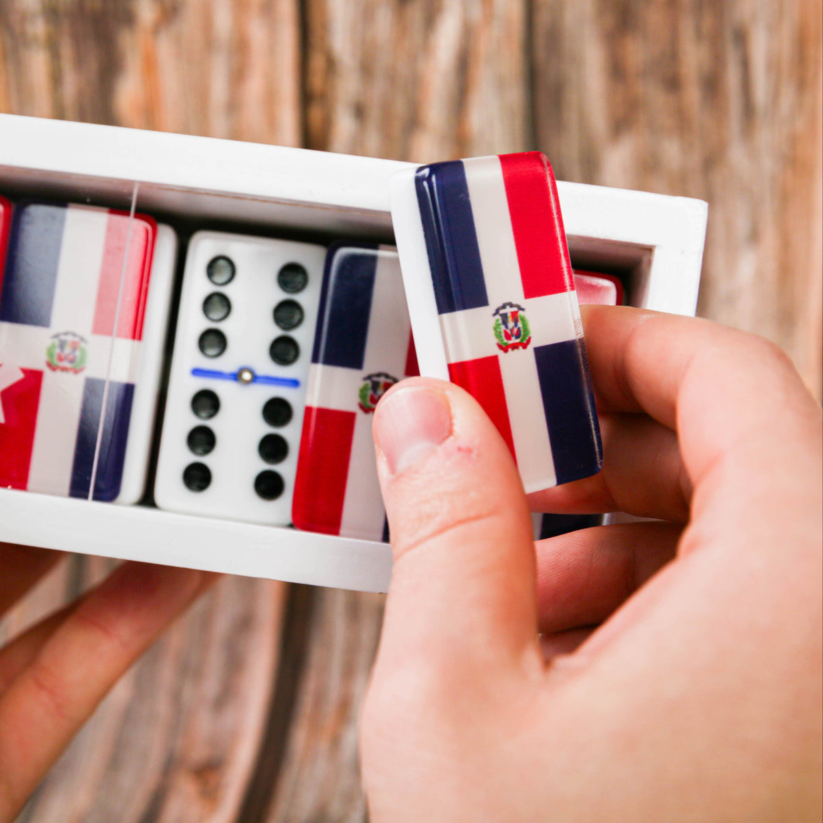 Dominican Republic Flag Dominos