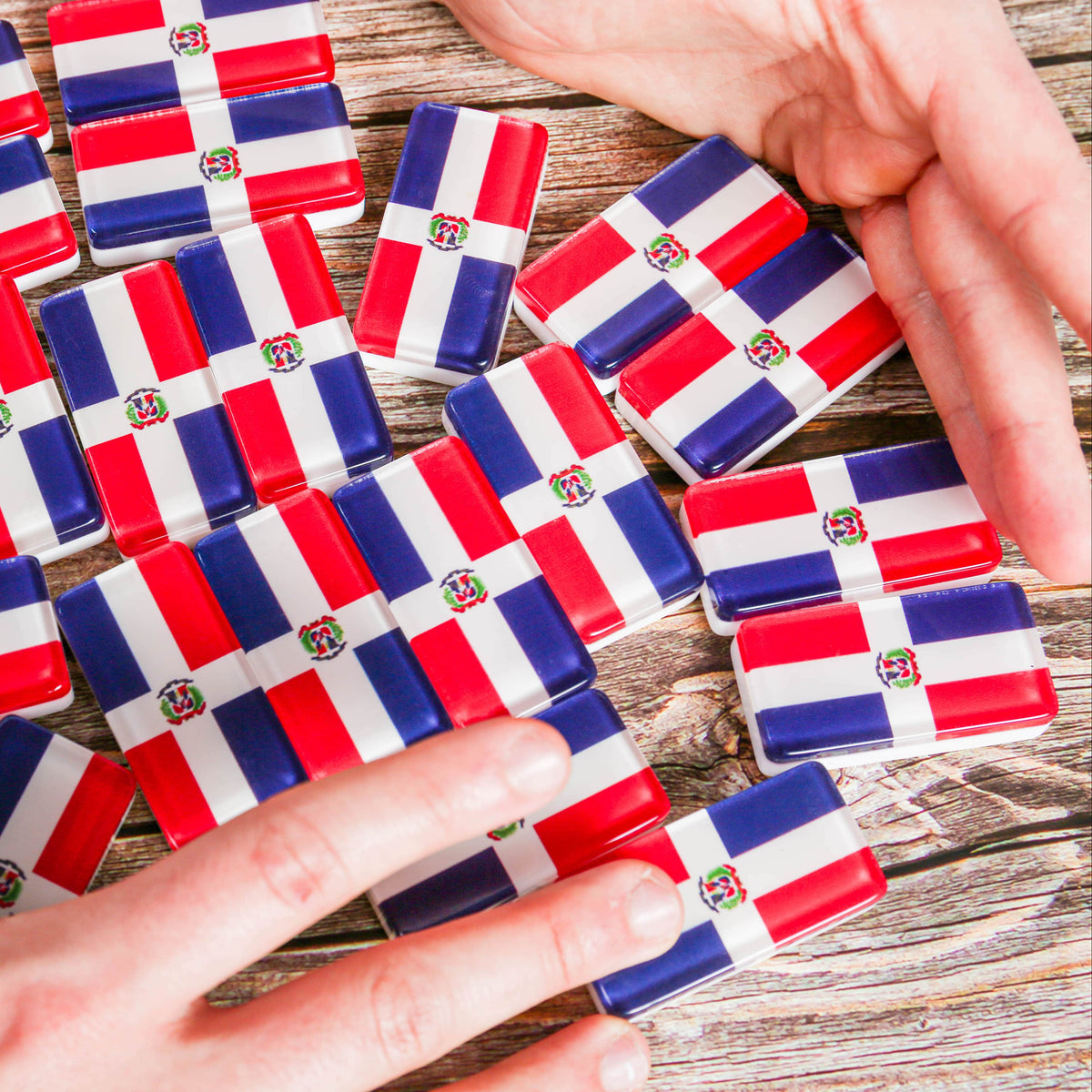 Dominican Republic Flag Dominos