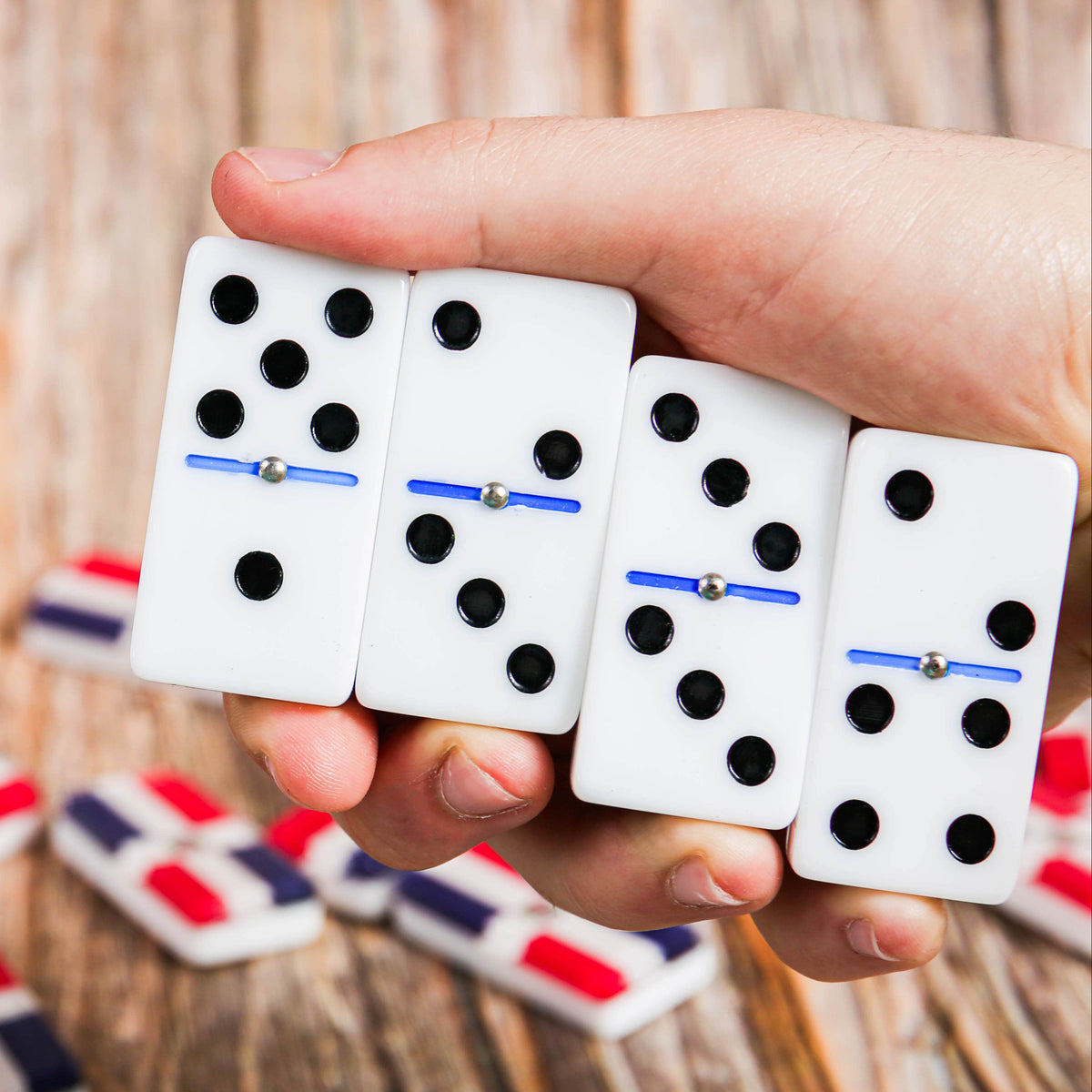 Dominican Republic Flag Dominos