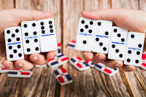 Dominican Republic Flag Dominos