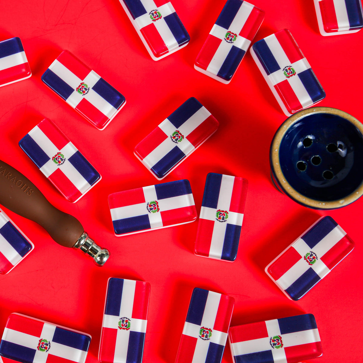 Dominican Republic Flag Dominos