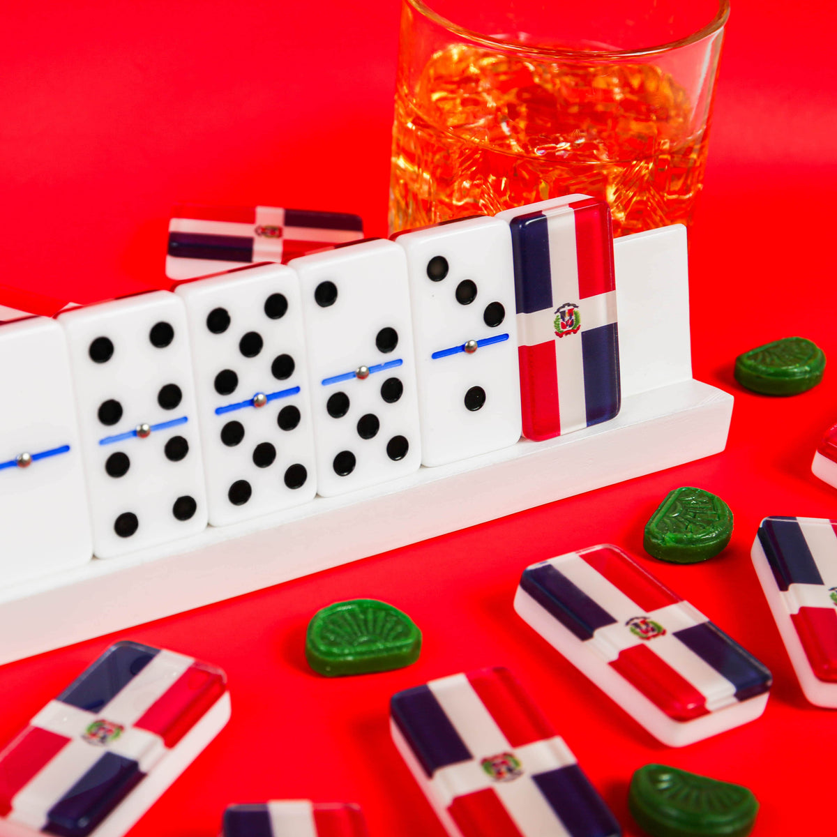 Dominican Republic Flag Dominos