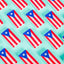 Puerto Rican Flag Dominos