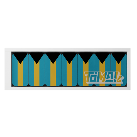 Bahamian Flag Dominos