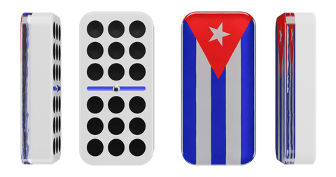 (Reserva 6 Semanas) Dominó Bandera Cubana (DOBLE 9)