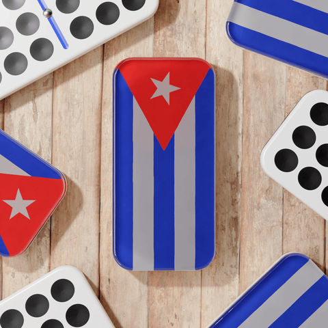 (Reserva 6 Semanas) Dominó Bandera Cubana (DOBLE 9)