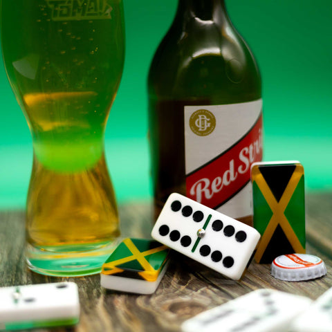Dominos drapeau jamaïcain